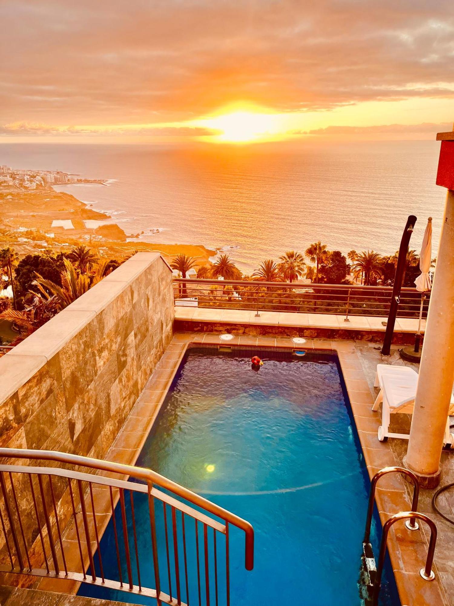 Villa Golden Horizon Con Piscina Privada Climatizada Santa Úrsula Dış mekan fotoğraf